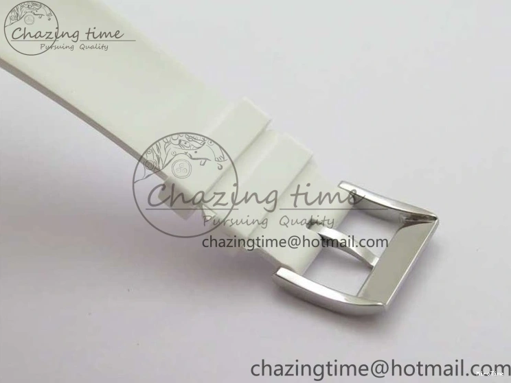 MiroTime 0123 Submariner Phantomlab Transparent KZF Best Edition Blue Fruit Dial on White Rubber Strap VR Classic 2563